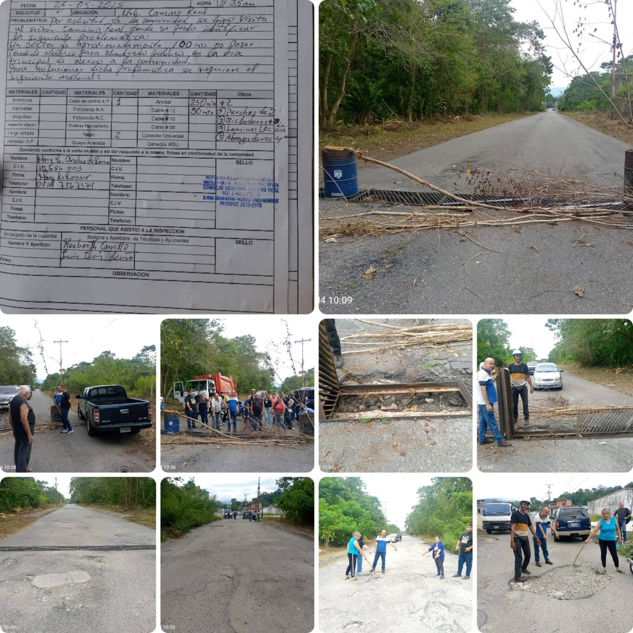 Diario Frontera, Frontera Digital,  El Vigía Panamericana, ,Yorman Medrano reiteró que desde hace meses padecen fallas en la alcantarilla, el asfaltado y el alumbrado,Camino Real exige soluciones en alcantarilla, asfaltado y alumbrado público en El Vigía