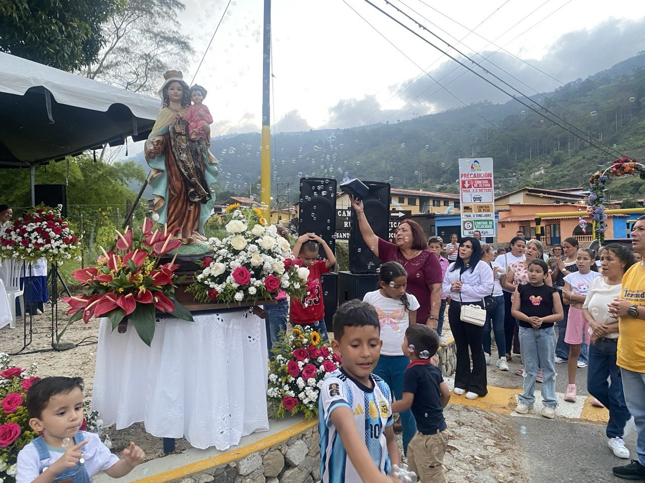 Diario Frontera, Frontera Digital,  Mocoties, ,Zea renovó su fe mariana durante la celebración en honor a la Virgen del Carmen