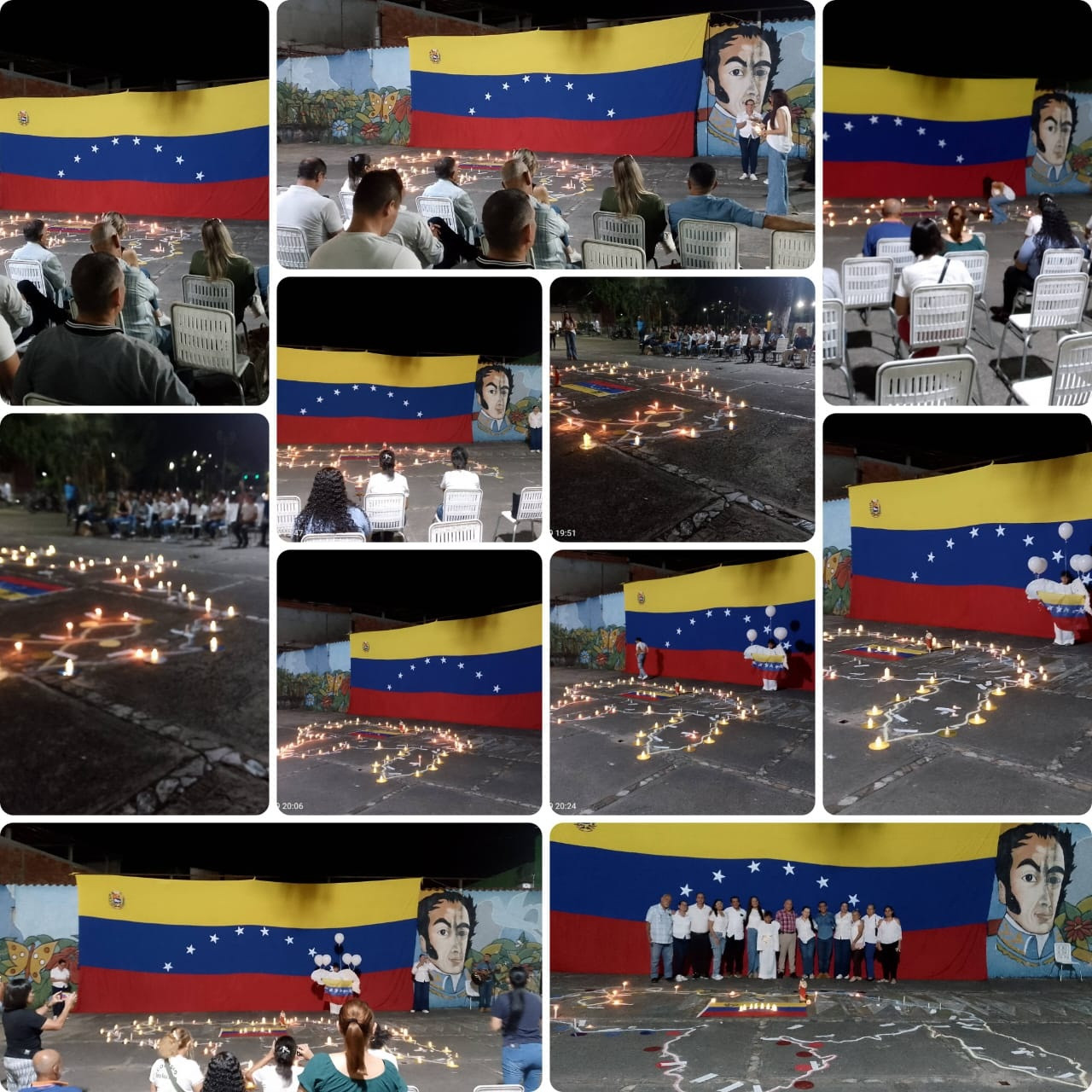 Diario Frontera, Frontera Digital,  El Vigía Panamericana, ,Velatón,Exitoso resultó el Velatón por Venezuela en El Vigía