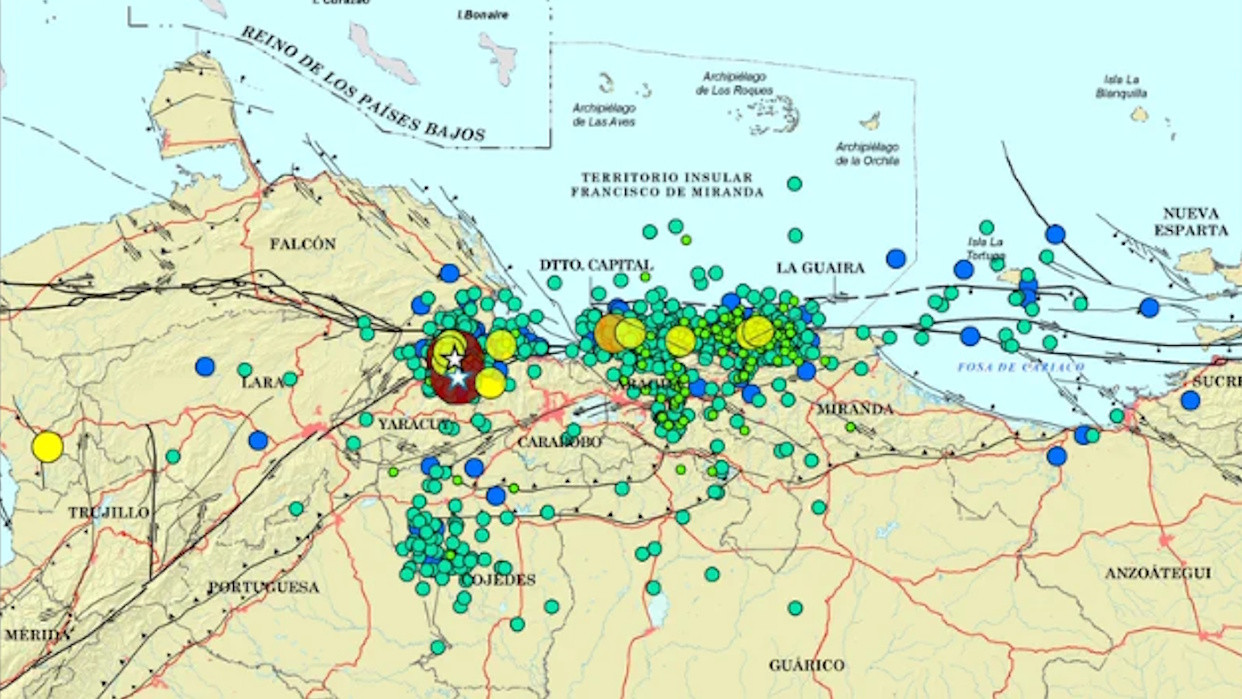 Diario Frontera, Frontera Digital,  Nacionales, ,Funvisis contabiliza 1.389 réplicas desde el doblete sísmico del 24 de junio