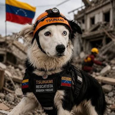 Diario Frontera, Frontera Digital,  Nacionales, ,¿Cuál será el futuro de Tsunami, el perro rescatista que está ayudando en Venezuela?