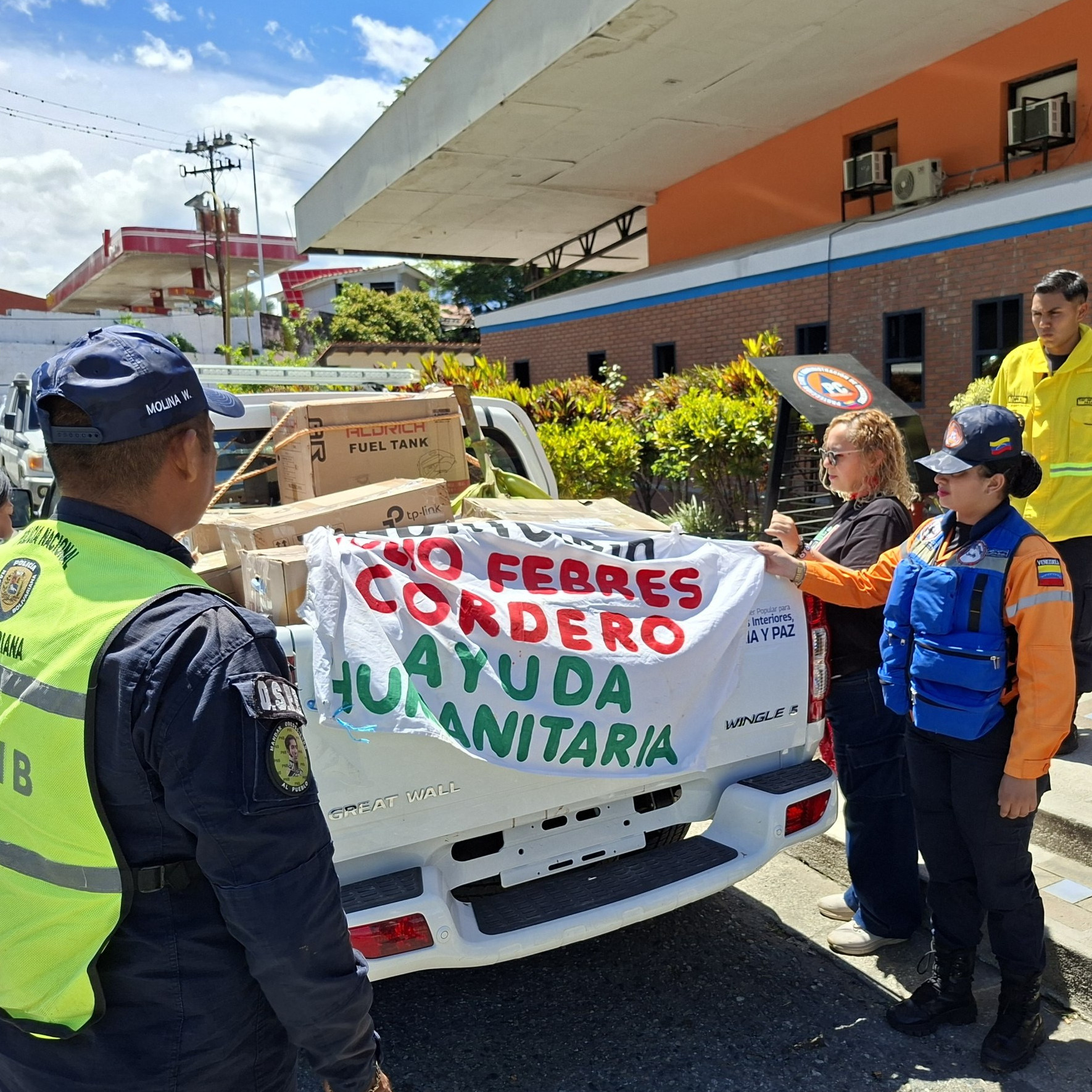 Diario Frontera, Frontera Digital,  Panamericana, ,En el municipio Tulio Febres Cordero fortalecen 
ayuda humanitaria para los damnificados