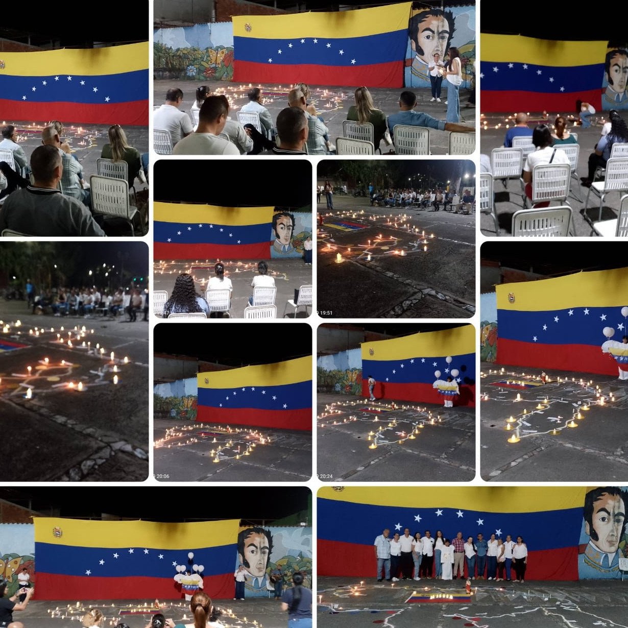 Diario Frontera, Frontera Digital,  El Vigía Panamericana, ,Exitoso resultó el Velatón por Venezuela en El Vigía