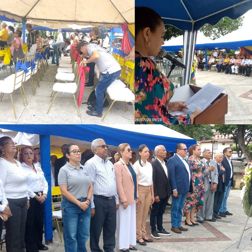Diario Frontera, Frontera Digital,  El Vigía Panamericana, ,Con una misa y ofrenda floral, el Club Colombo–Venezolano 
conmemoró los 216 años de la Independencia de Colombia