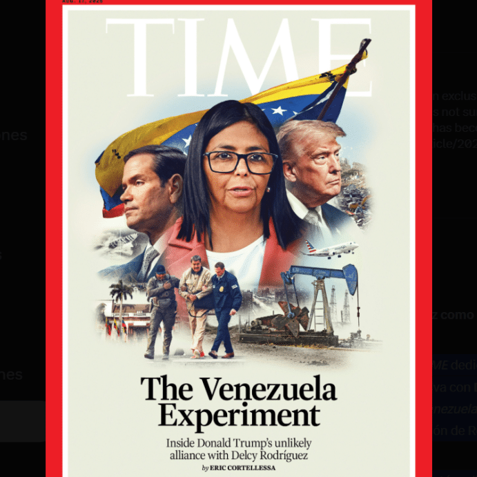 Diario Frontera, Frontera Digital,  Internacionales, ,Delcy Rodríguez en portada de Time: “Pasó de aliada de Maduro a representante de Trump”