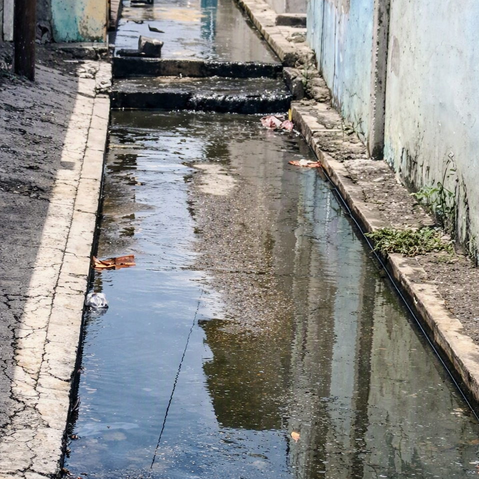 Frontera Digital,  El Vigía Panamericana,  Desbordamiento de cloacas contaminan a familias del Sector II de La Páez en El Vigía