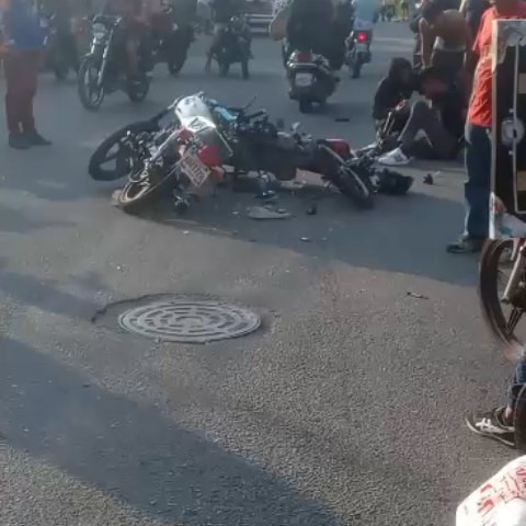 Diario Frontera, Frontera Digital,  Sucesos, ,Dos motorizados heridos al impactar de frente en El Vigía