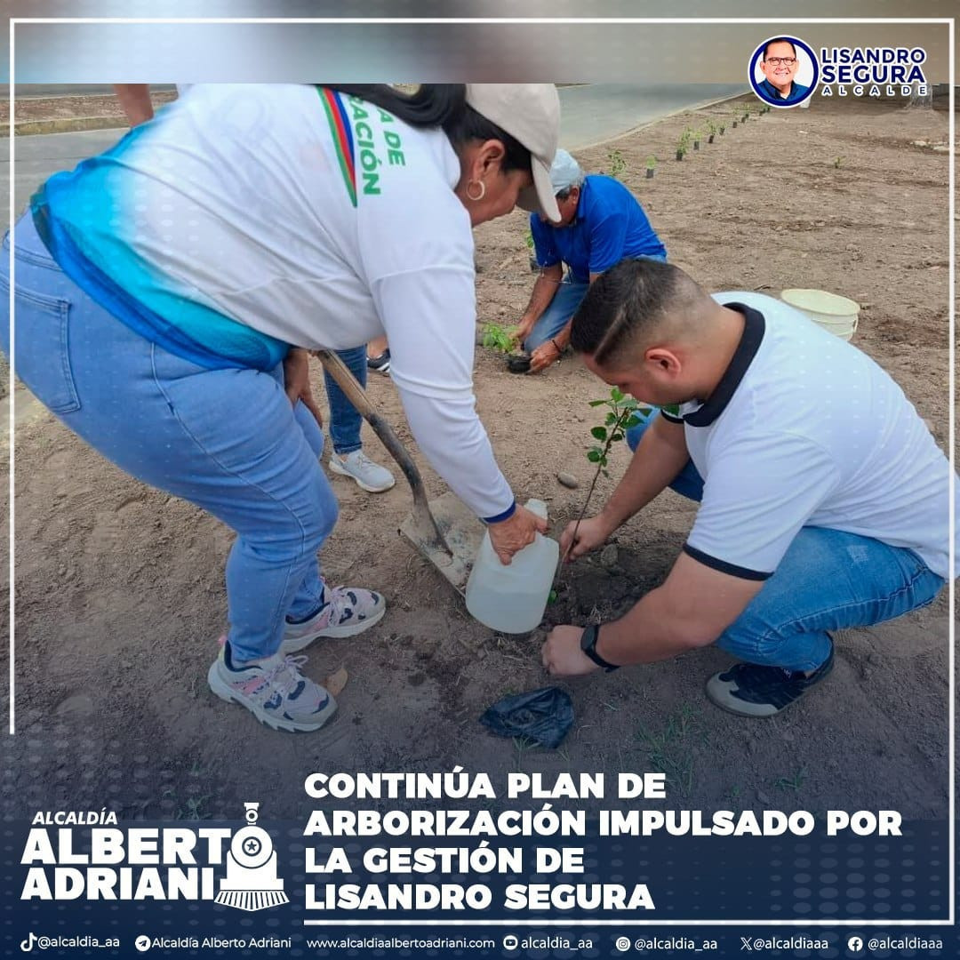 Diario Frontera, Frontera Digital,  El Vigía Panamericana, ,Plan de Arborización fortalece las áreas verdes en el municipio Alberto Adriani