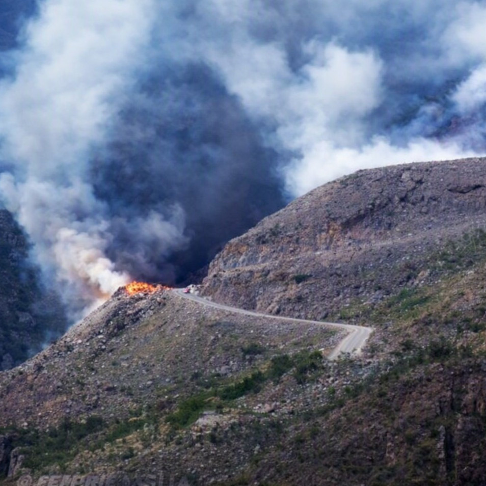 Diario Frontera, Frontera Digital,  Regionales, ,Nuevo incendio en “Lomas del Calvario” 
evidencia la inoperancia en la gestión de desechos