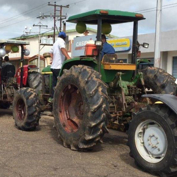 Diario Frontera, Frontera Digital,  Nacionales, ,Tractorazo realizan productores de arroz en Guárico y Portuguesa en protesta contra importaciones