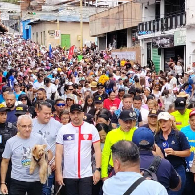 Diario Frontera, Frontera Digital,  Mocoties, ,Tsunami engalanó la Caminata Canina La Molinera en Tovar del estado Mérida