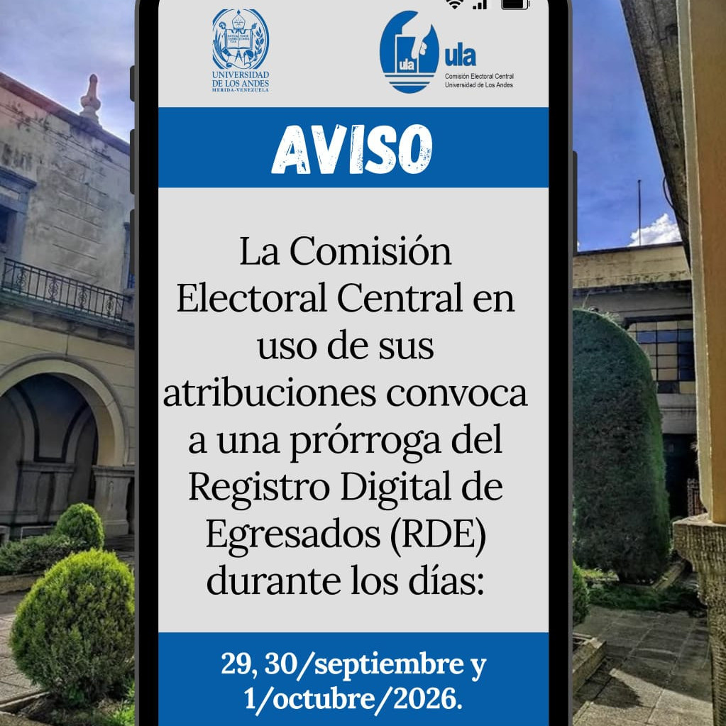 Diario Frontera, Frontera Digital,  Regionales, ,Comisión Electoral de la ULA otorga prórroga para registro e inscripción de egresados