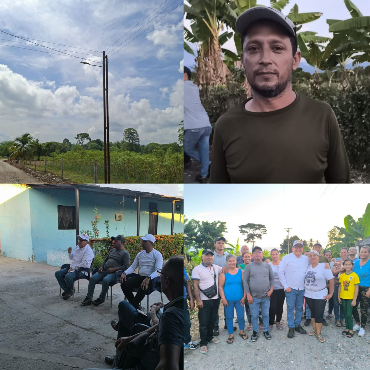 Diario Frontera, Frontera Digital,  El Vigía Panamericana, ,Alcalde Lisandro Segura entregó obra de alumbrado público en el sector Caño Negro